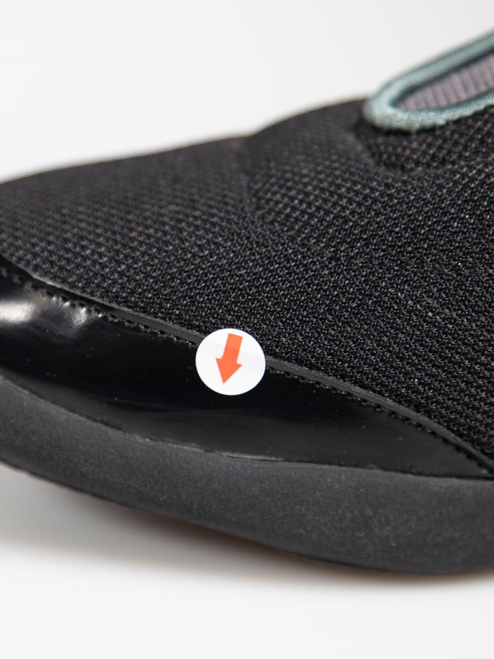 Issey Miyake Schwarz Mesh Slip-On Trainer Größe UK 3.5 im Angebot 4