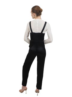 Issey Miyake Black Pleated Jumpsuit