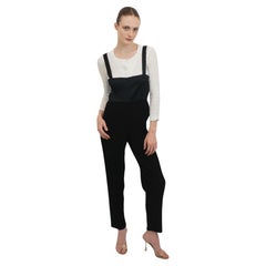 Issey Miyake Black Pleated Jumpsuit