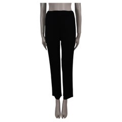 ISSEY MIYAKE schwarz Polyester HATCHING PELATS STRAIGHT LEG Pants 3 M