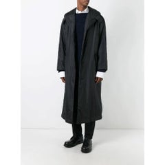 Issey Miyake schwarzes Polyester lange 2000er Bettdecke