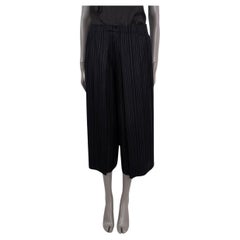 ISSEY MIYAKE Schwarze Polyester-Hose mit VERZIERUNG WIDE LEG 3 M