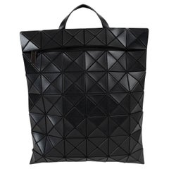 Issey Miyake borsa zaino nera in PVC BAO BAO FLAT