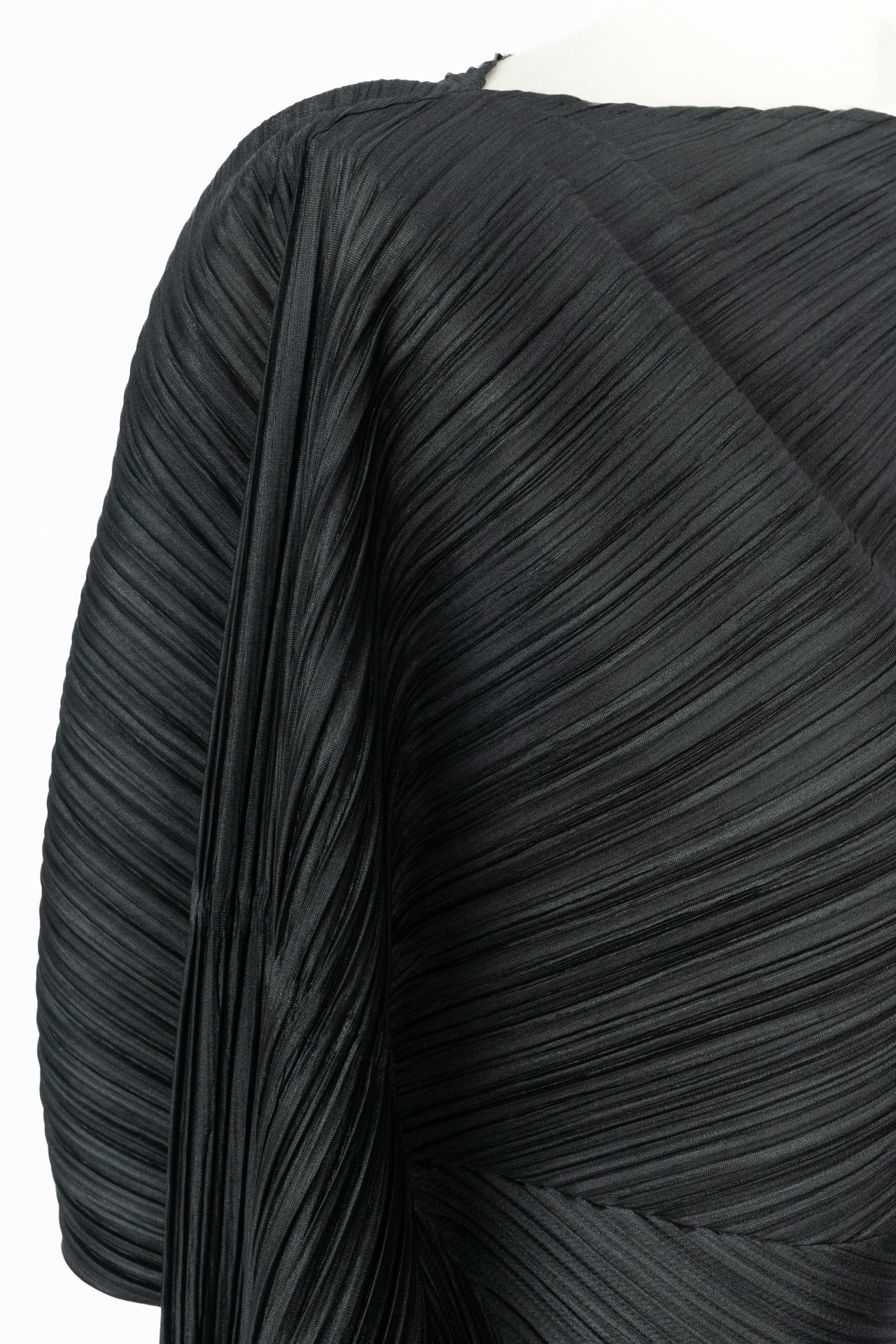 Issey Miyake black set Pleats Please en vente 8