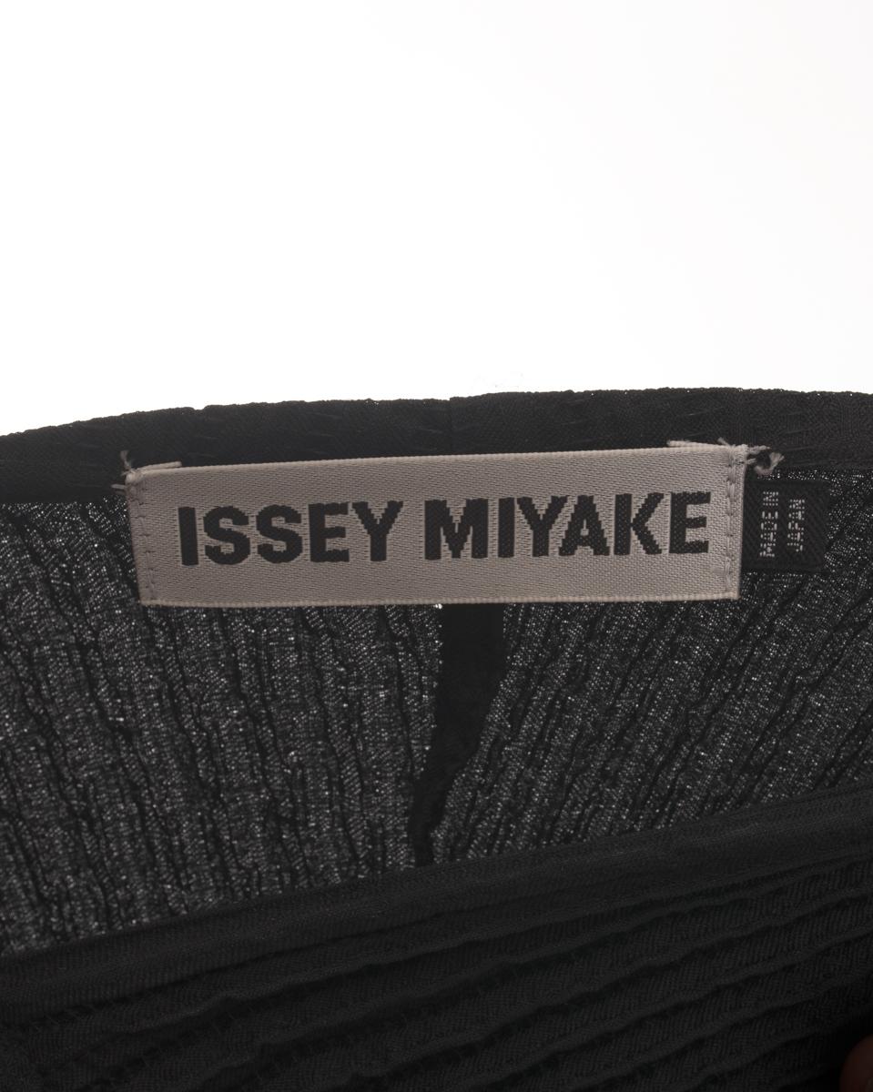 Issey Miyake Black Sleeveless Avant Garde Dress - M 4