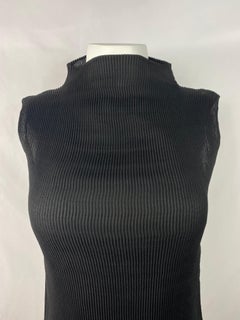 Issey Miyake Black Sleeveless Top Size 2