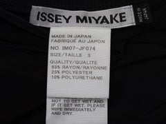 Issey Miyake Black Stretch Harem Pants