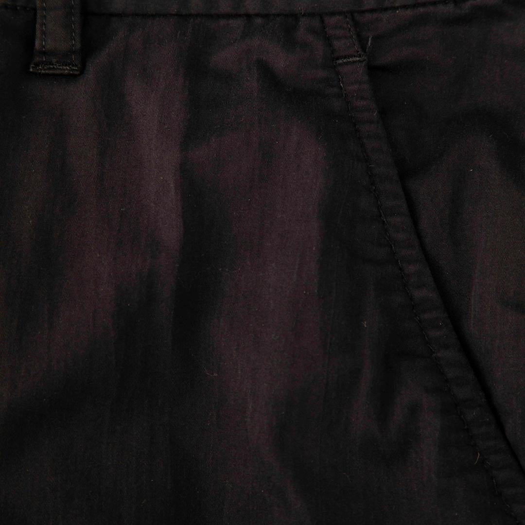 Nero Issey Miyake - Pantaloni neri a gamba larga a vita media - taglia M. in vendita