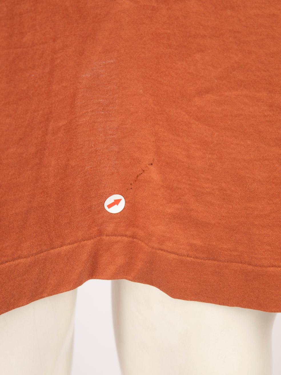 Issey Miyake Brown Knee Length Batwing Dress Taille M 1
