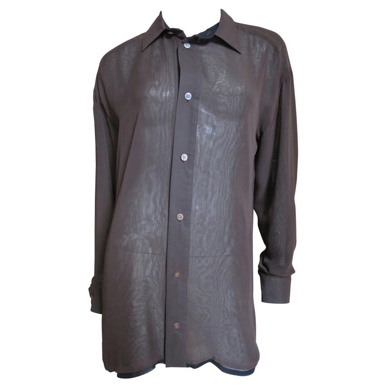 Issey Miyake Double Layer Shirt For Sale at 1stDibs | issey miyake 