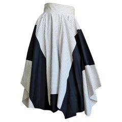 Issey Miyake Color Block Skirt 1990s