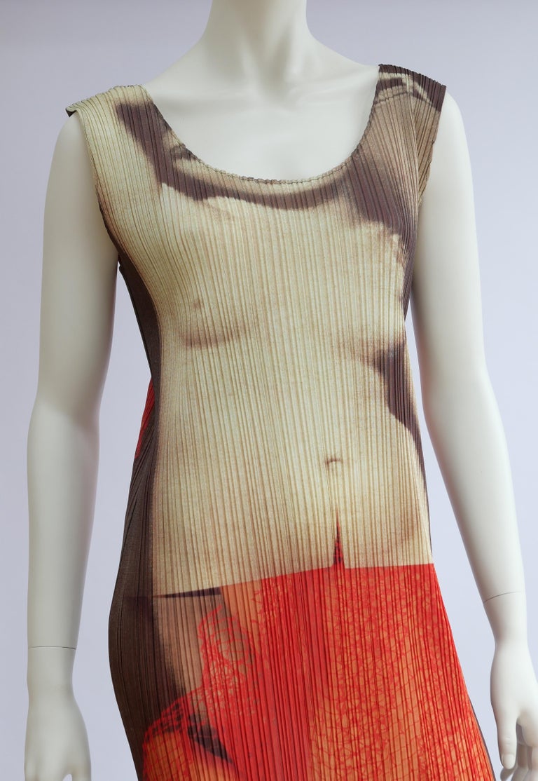 ISSEY MIYAKE Dress Guest Artist Yasumasa Morimura Series No.1 For Sale ...