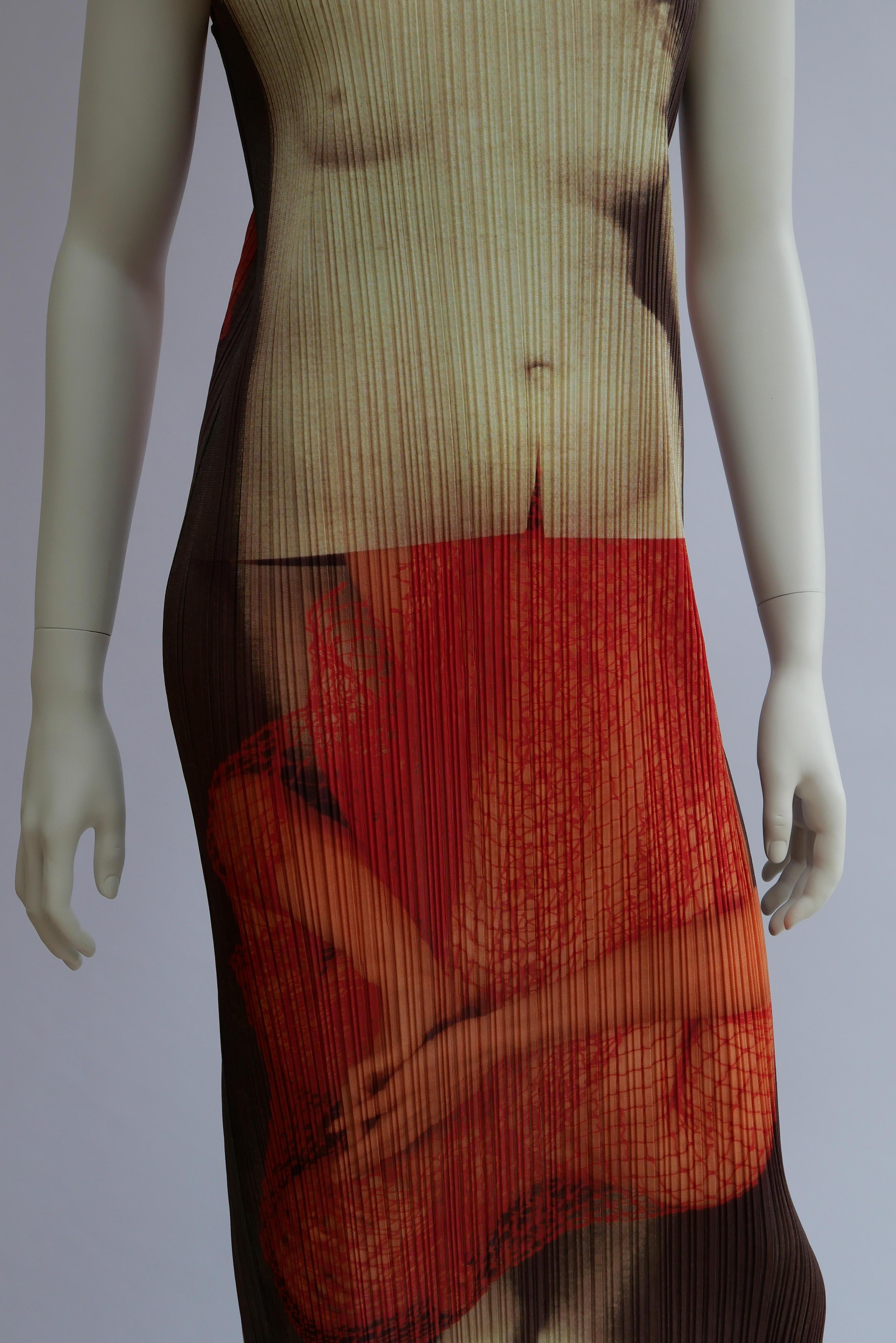 ISSEY MIYAKE Dress Guest Artist Yasumasa Morimura Series No.1 For Sale ...