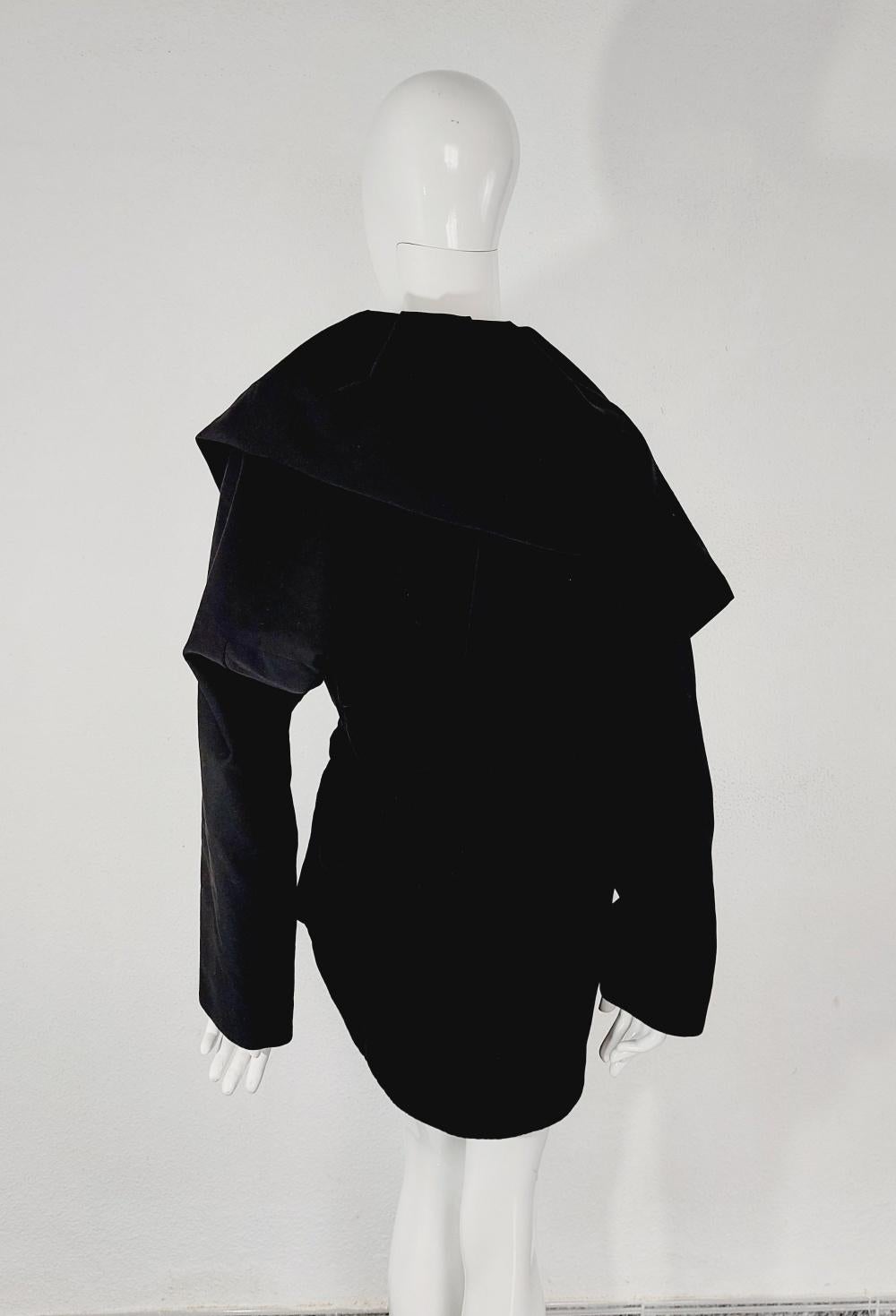 Issey Miyake Exaggerated Dramatic Asymmetric Silhouette Formal Coat Jacket For Sale 4