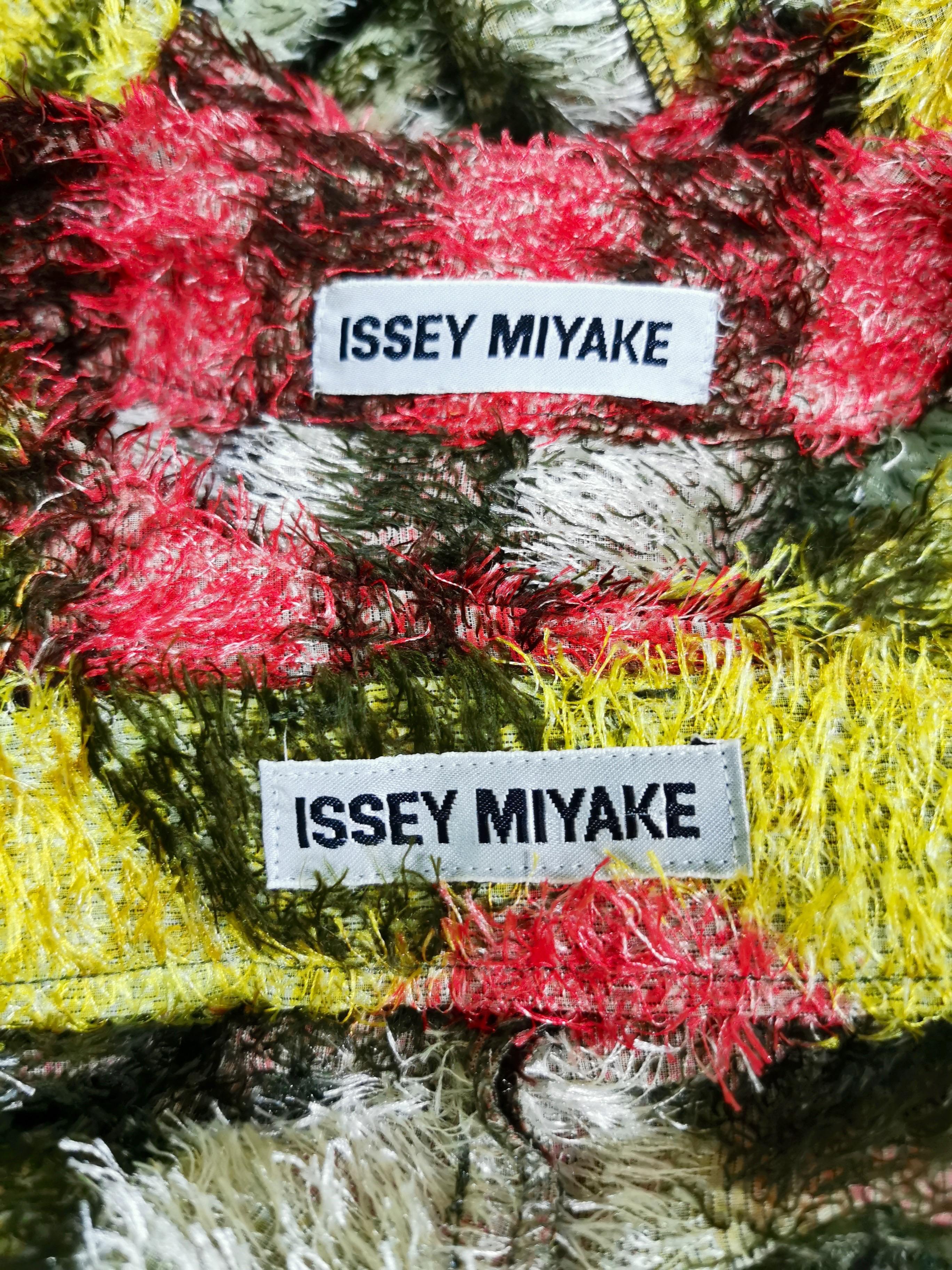 Issey Miyake F/W 1998 Multi-Colour Double Jacket and Trousers For Sale 13