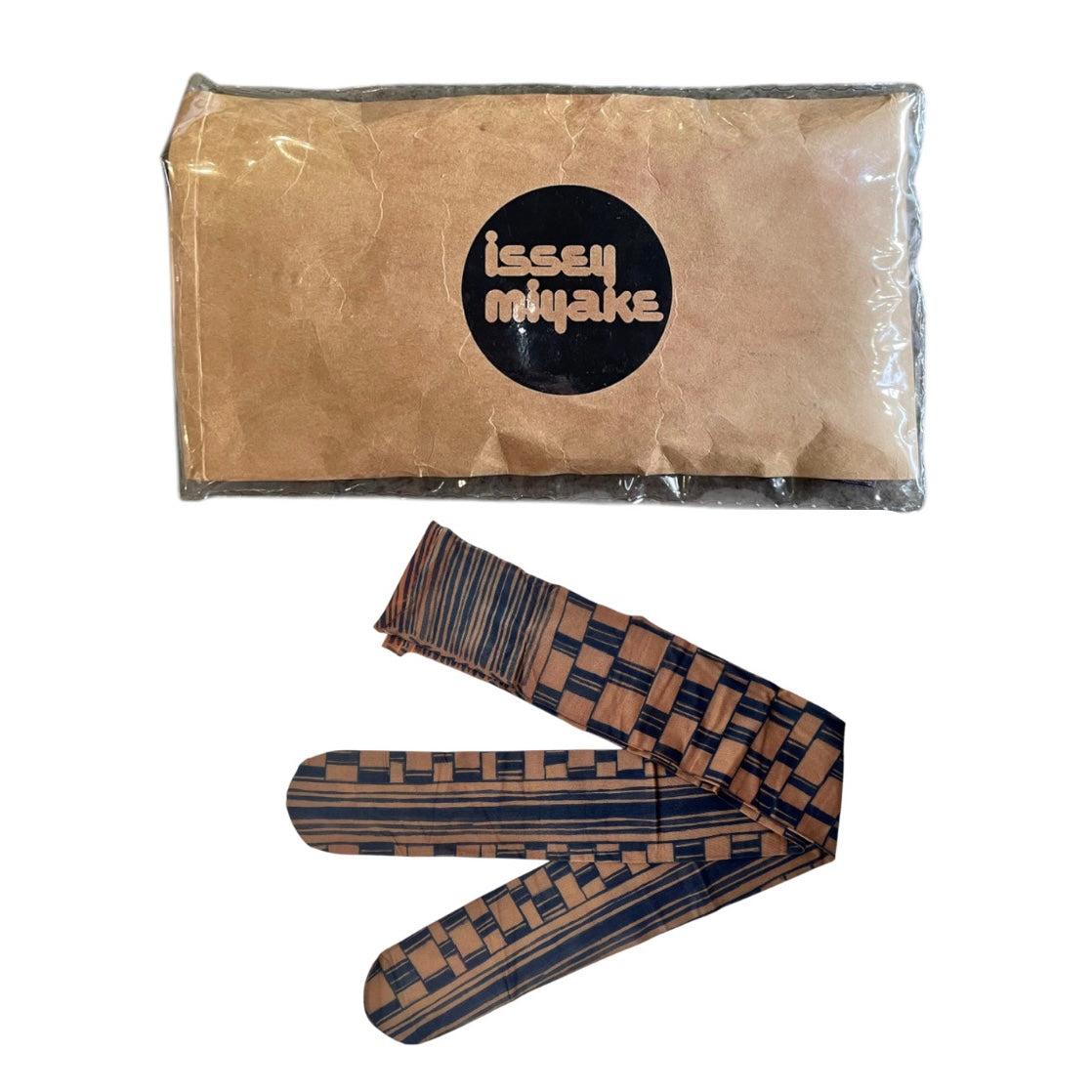 Issey Miyake F/W Tattoo Blocks and Lines Printed Stockings, 1989/1990 For Sale
