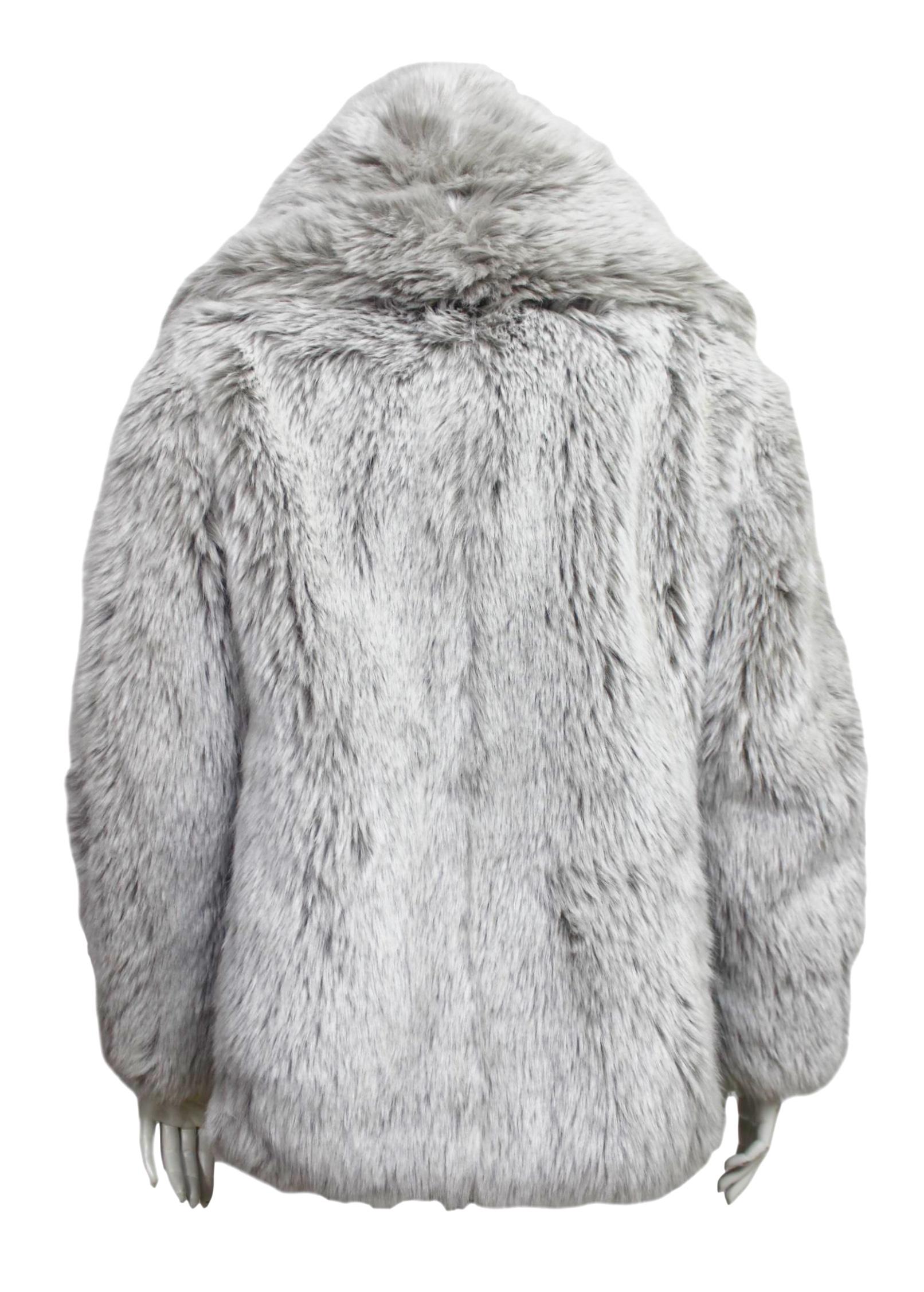 Issey Miyake Faux Fur Coat For Sale 1
