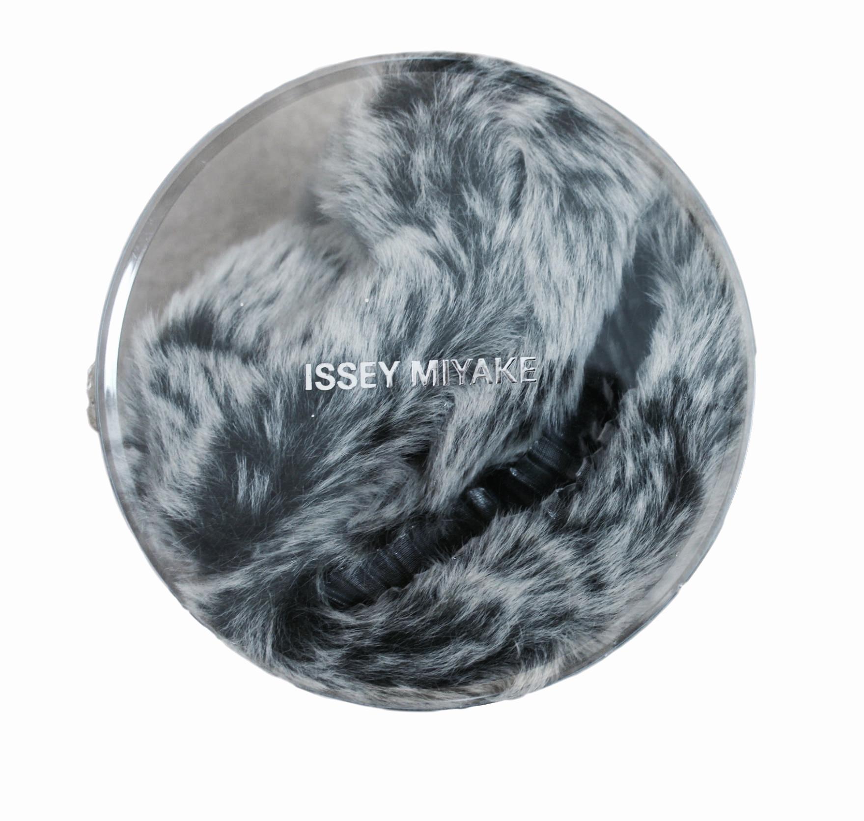 Issey Miyake Faux Fur Pleats Please Cowl and Wrist Cuff Accessories  For Sale 10