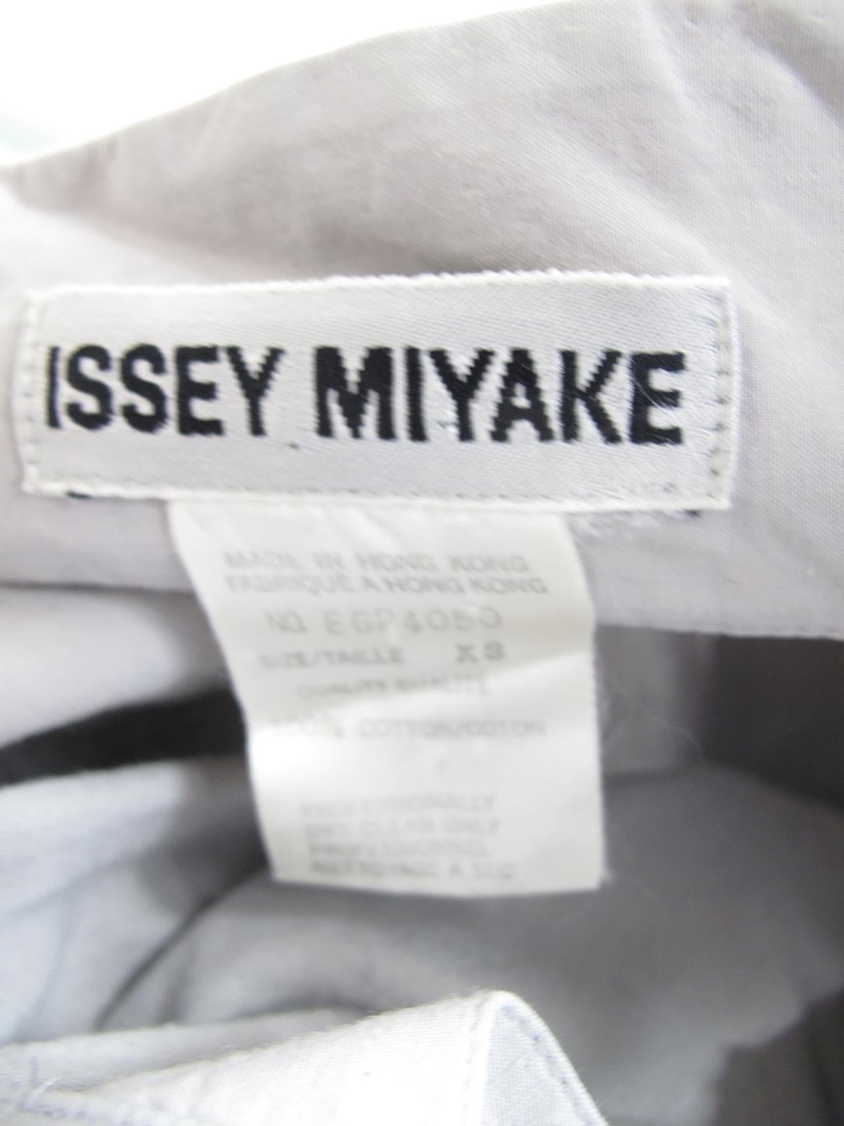 Women's Issey Miyake Grey Cotton Dress, 1990s