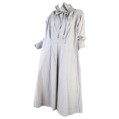 Issey Miyake Grey Cotton Dress, 1990s