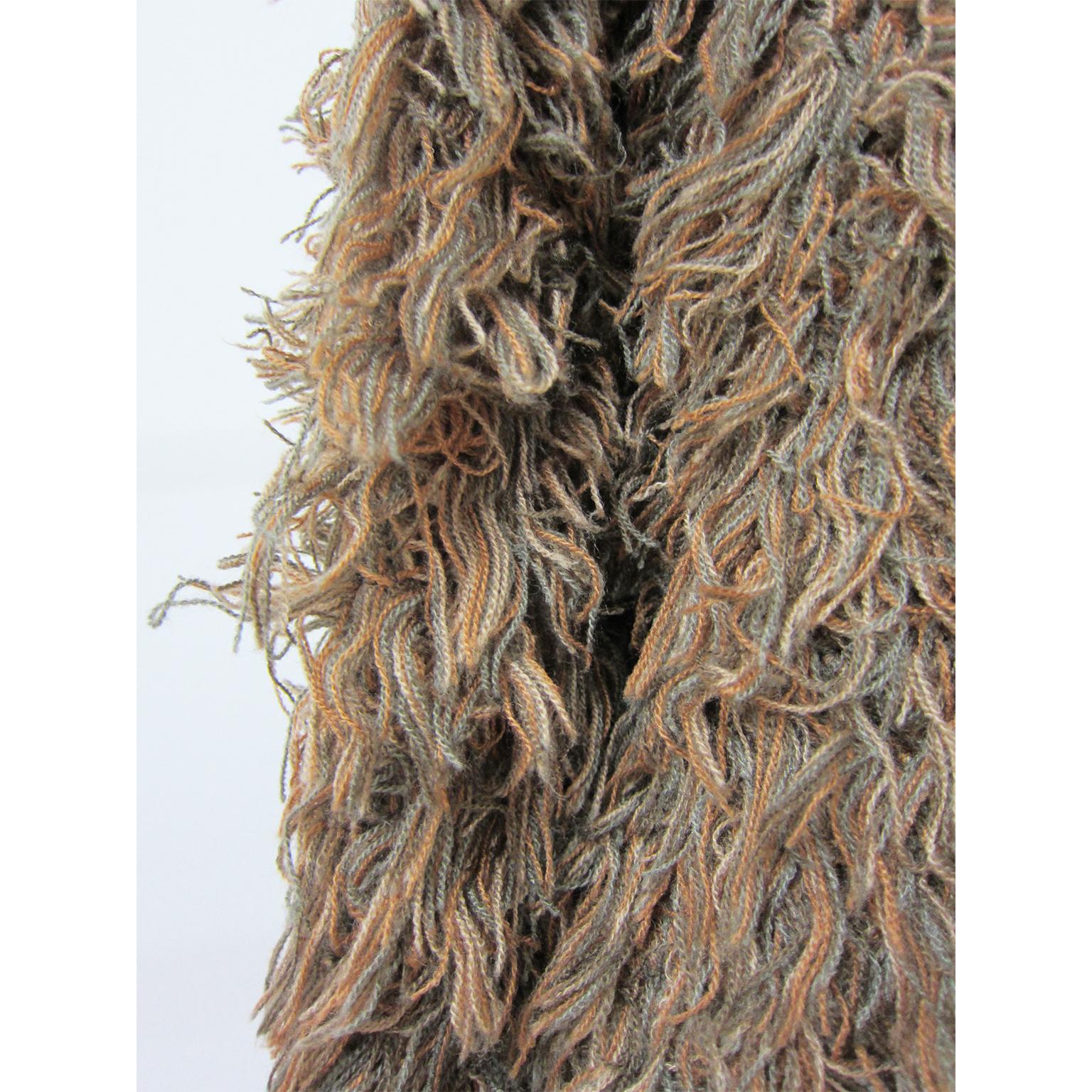 ISSEY MIYAKE 1990s chunky wool jumper