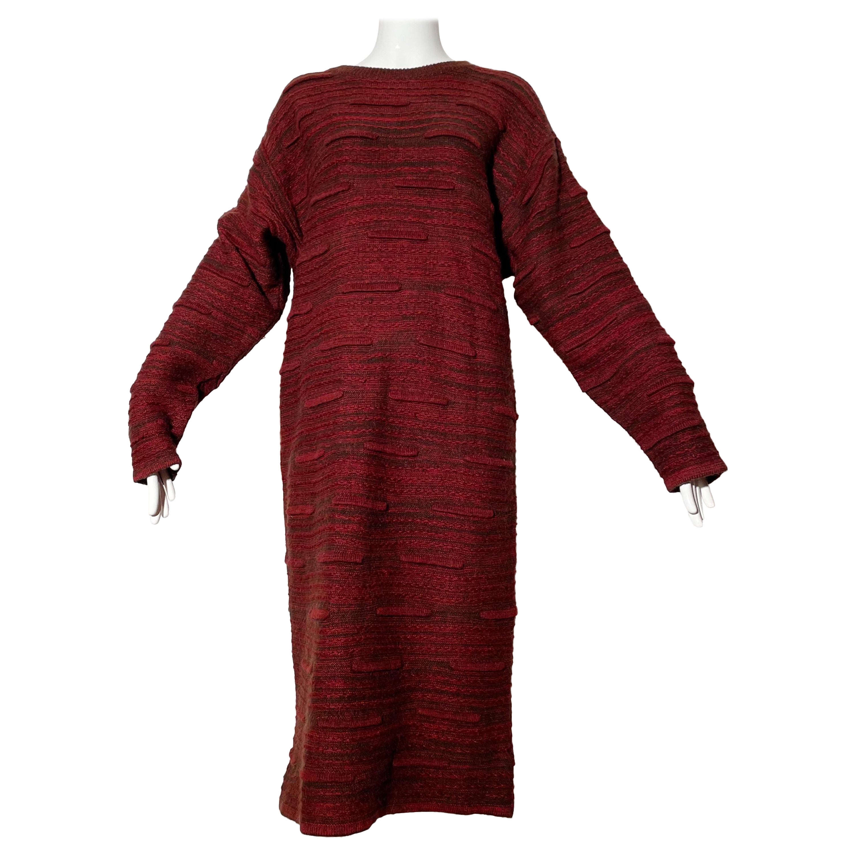 Issey Miyake Pulloverkleid aus Strick