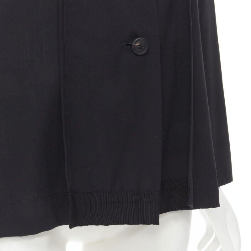 ISSEY MIYAKE lightweight wool nylon flap placket relaxed casual blazer L For Sale 2