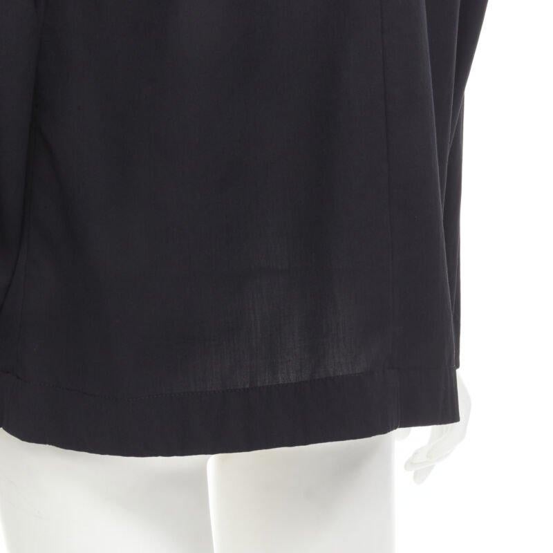 ISSEY MIYAKE lightweight wool nylon flap placket relaxed casual blazer L For Sale 3