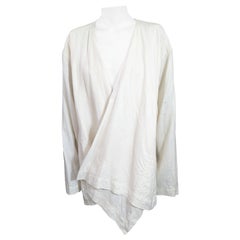 Issey Miyake Linen Fold Front Jacket