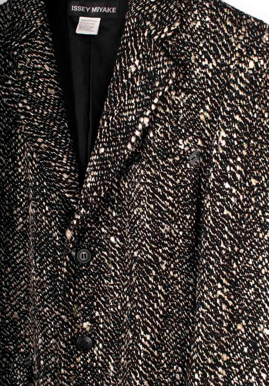 Grigio Issey Miyake Uomo Cappotto Soprabito Pesante Taglia 5/L in vendita