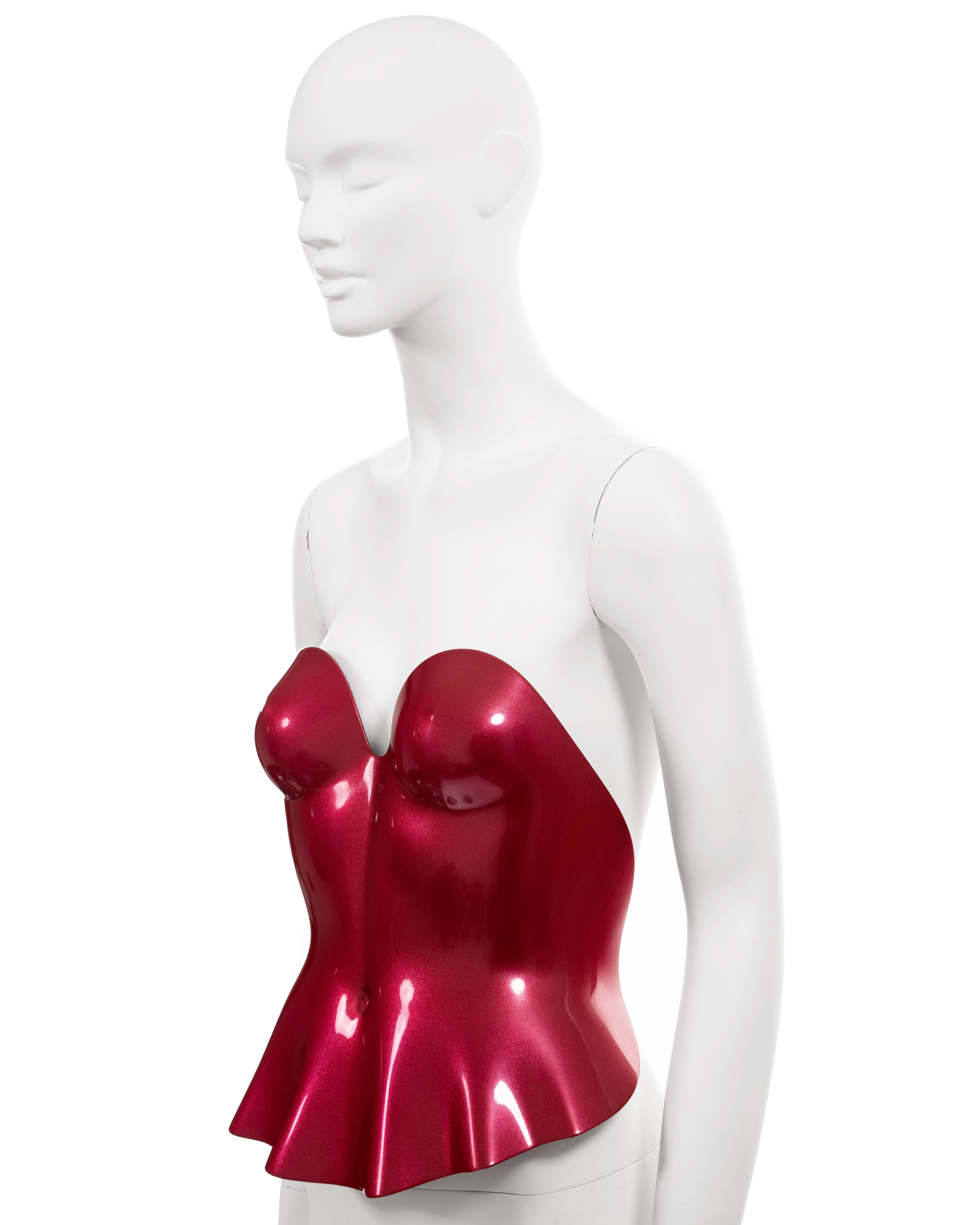 Issey Miyake moulded acrylic bustier, fw 1980 9