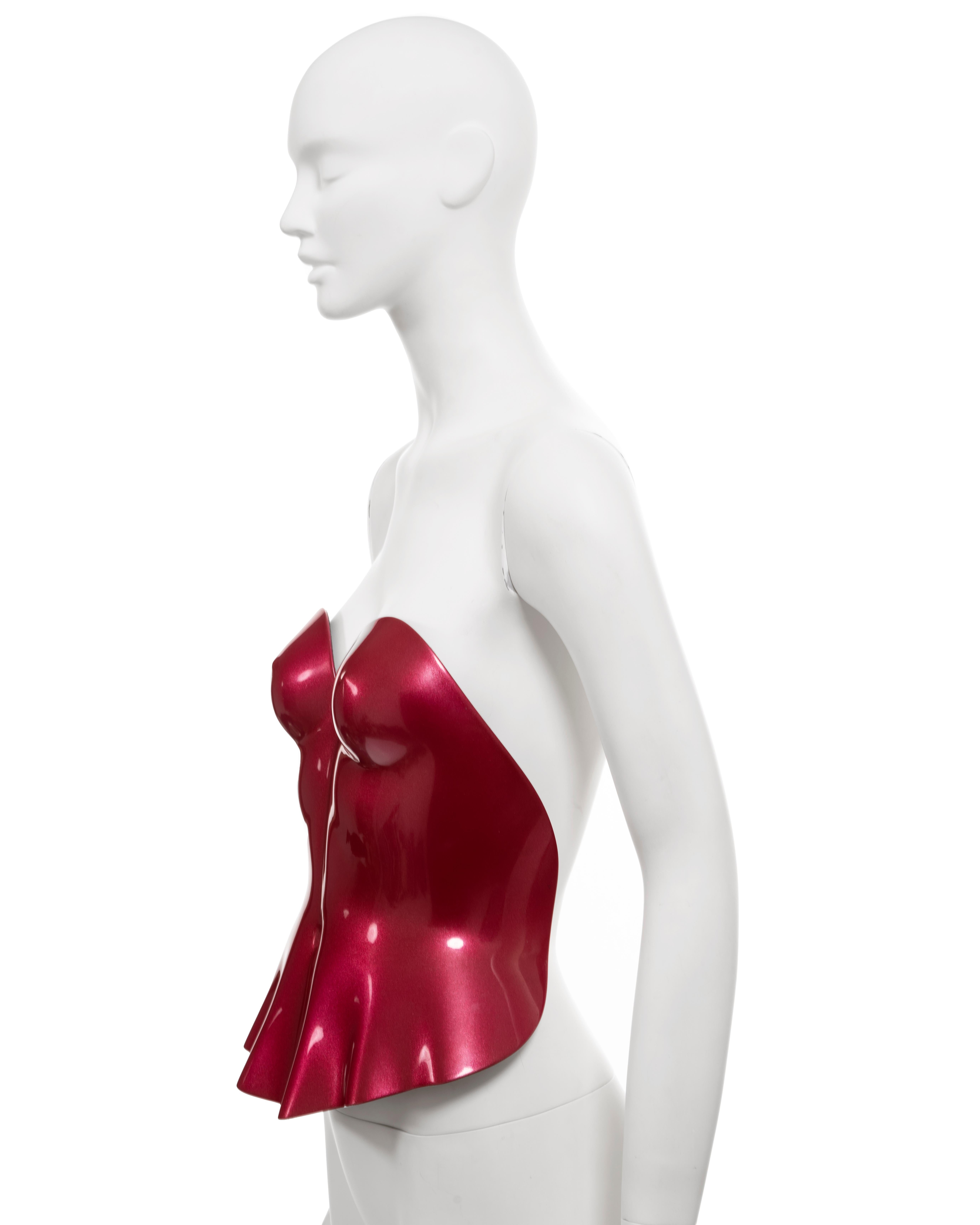 Issey Miyake moulded acrylic bustier, fw 1980 10