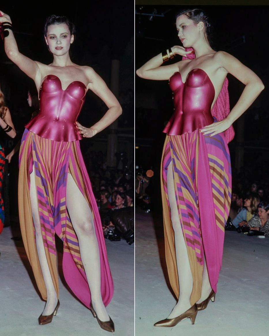 Issey Miyake moulded acrylic bustier, fw 1980 14