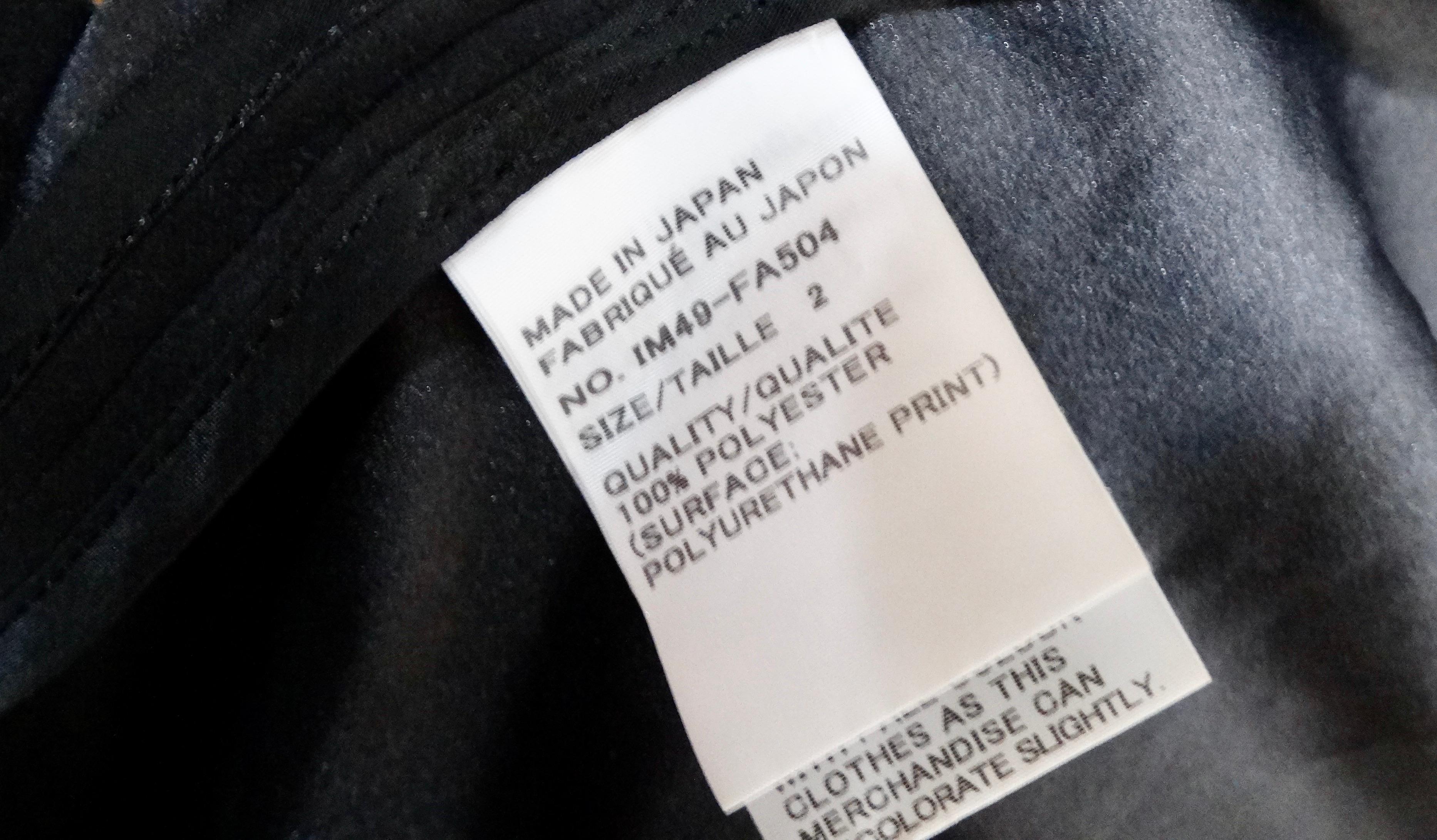 Issey Miyake - Cappotto da auto a righe multicolore in vendita 6