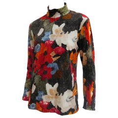 Issey Miyake multicoloured Velvet Zip-Shirt,  1996AW