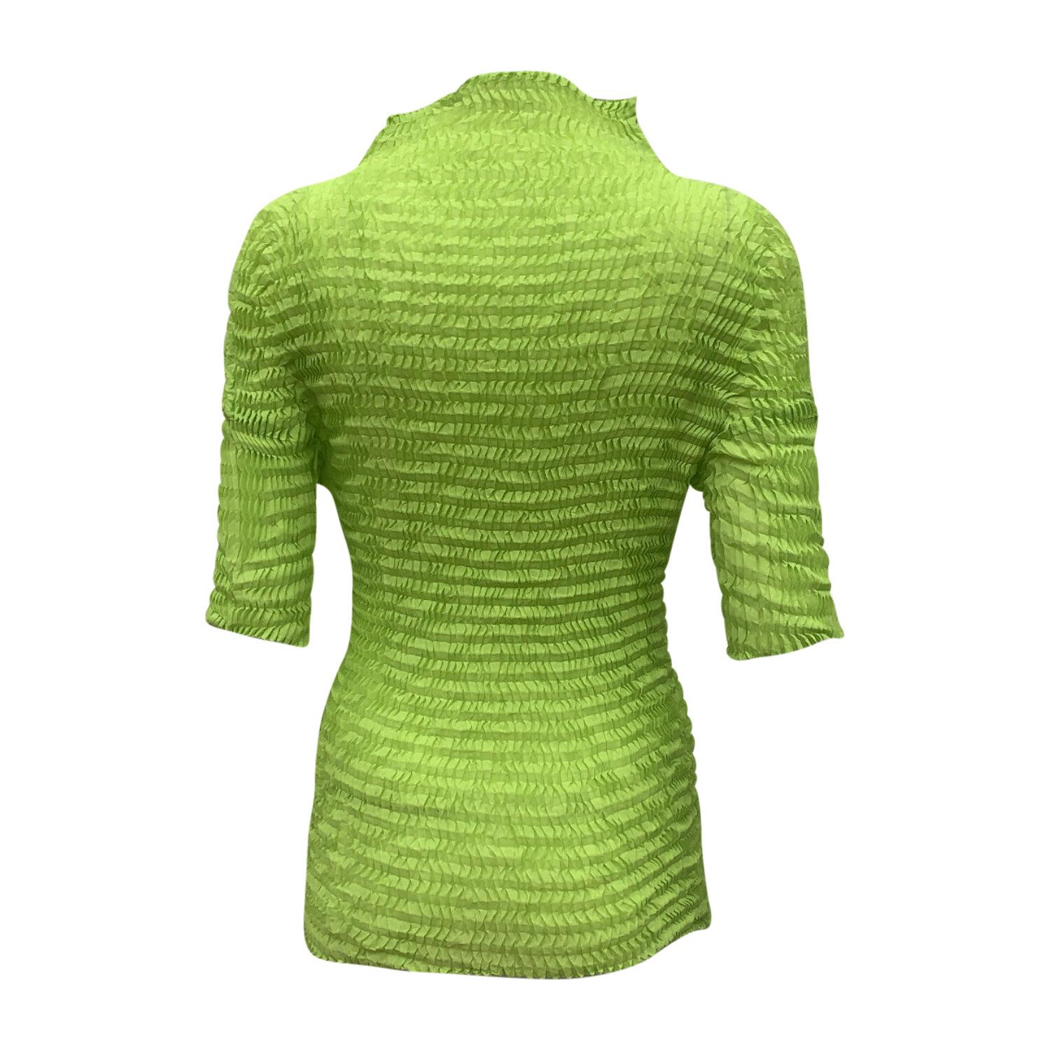 Women's or Men's Issey Miyake Neon Green Top For Sale