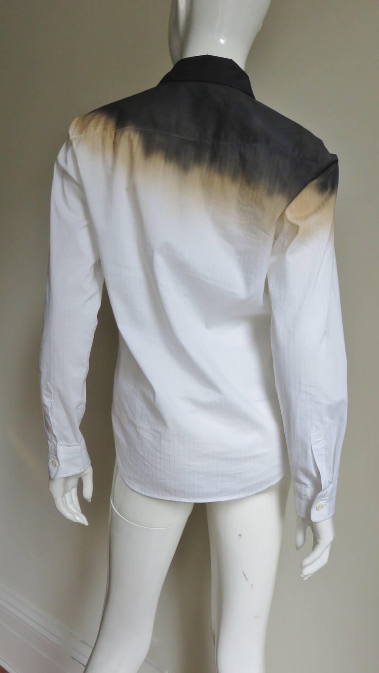 Issey Miyake Ombre Shirt For Sale at 1stdibs