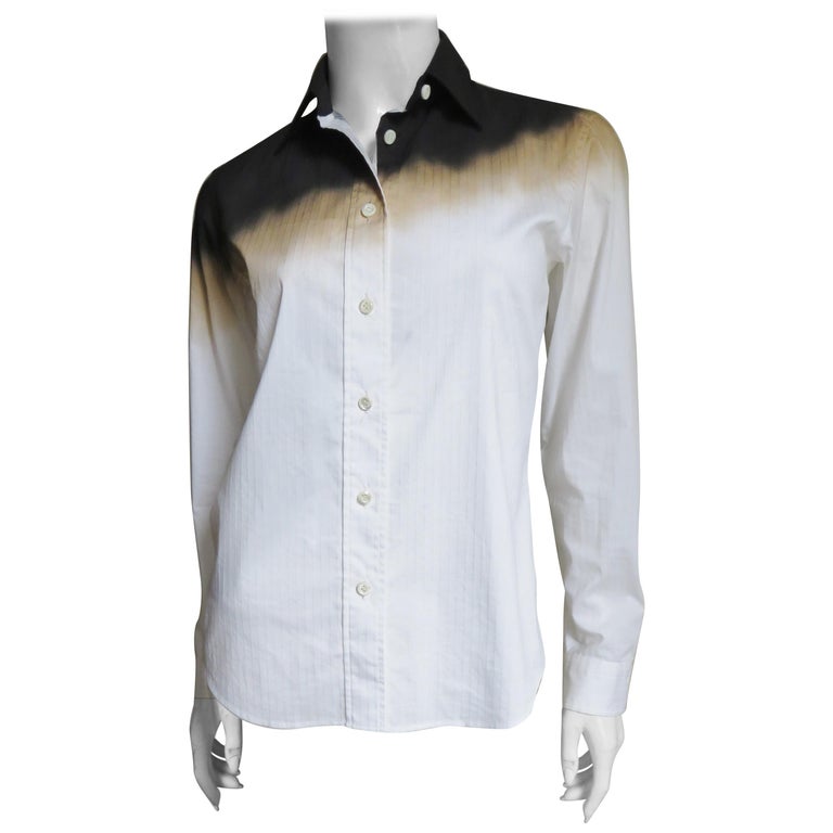 Issey Miyake Ombre Shirt For Sale at 1stdibs