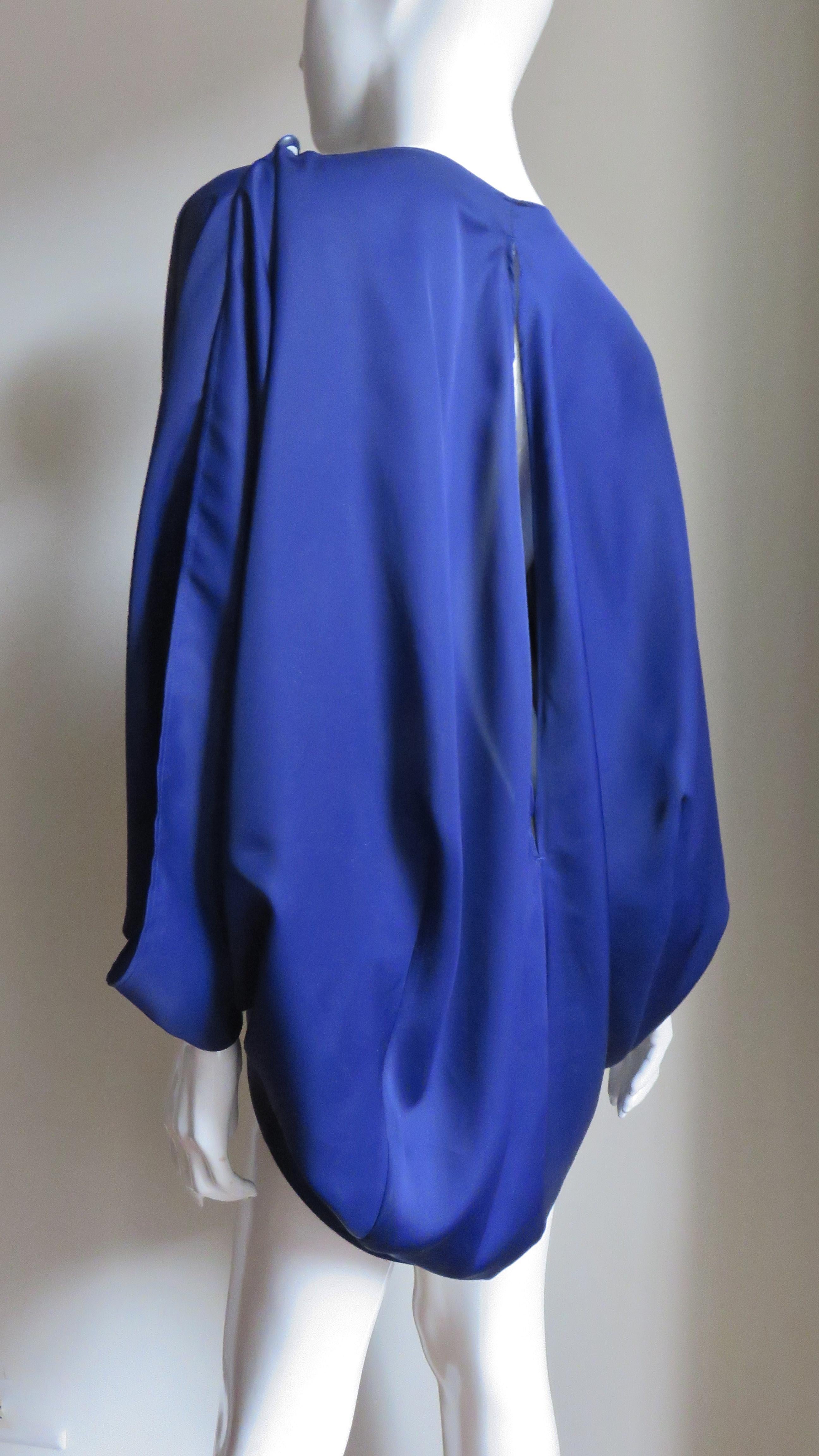 Issey Miyake Open Sleeve Draped Top For Sale 2