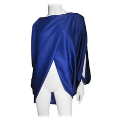 Issey Miyake Open Sleeve Draped Top