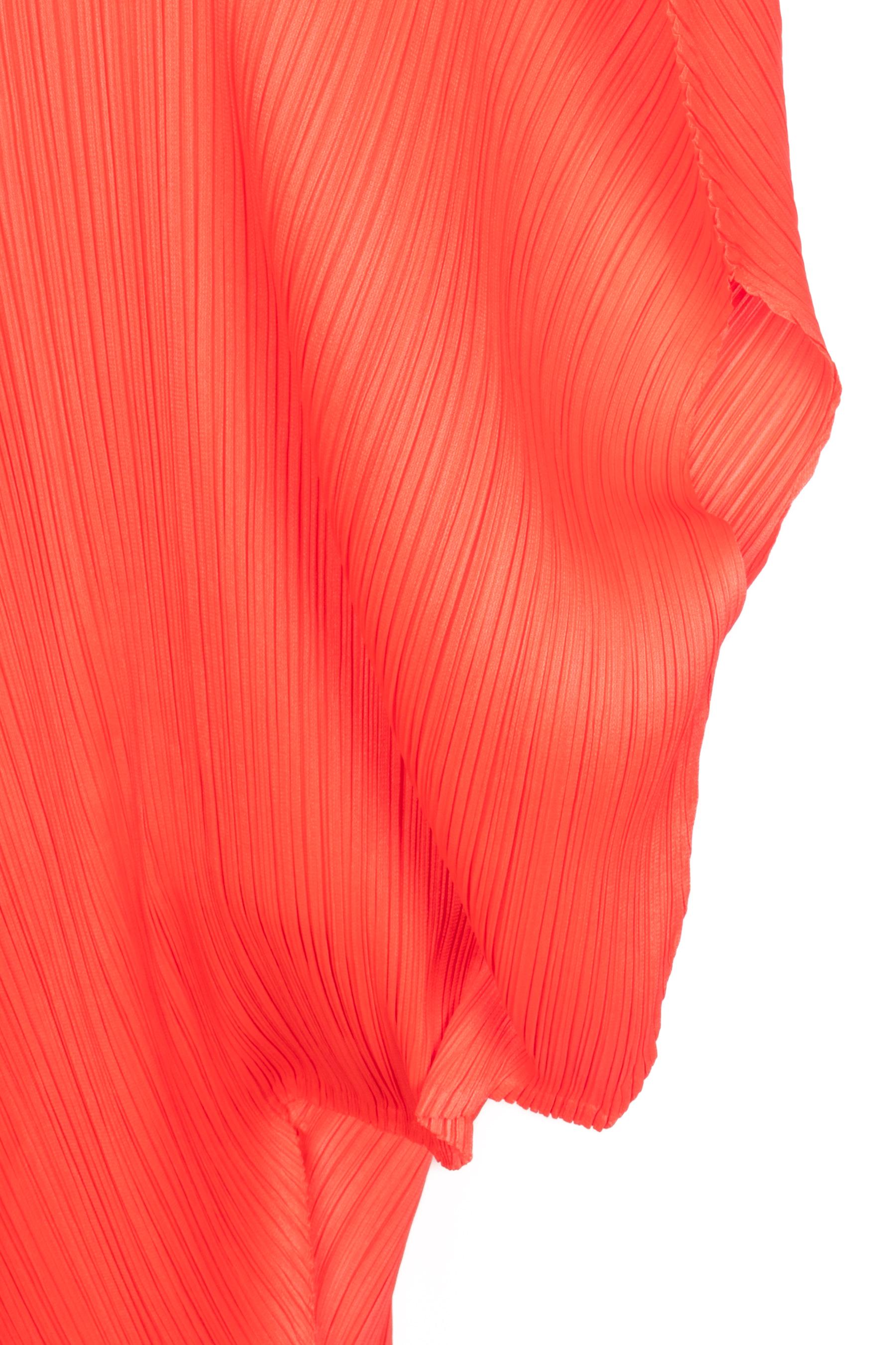 Issey Miyake robe orange Pleats Please en vente 2