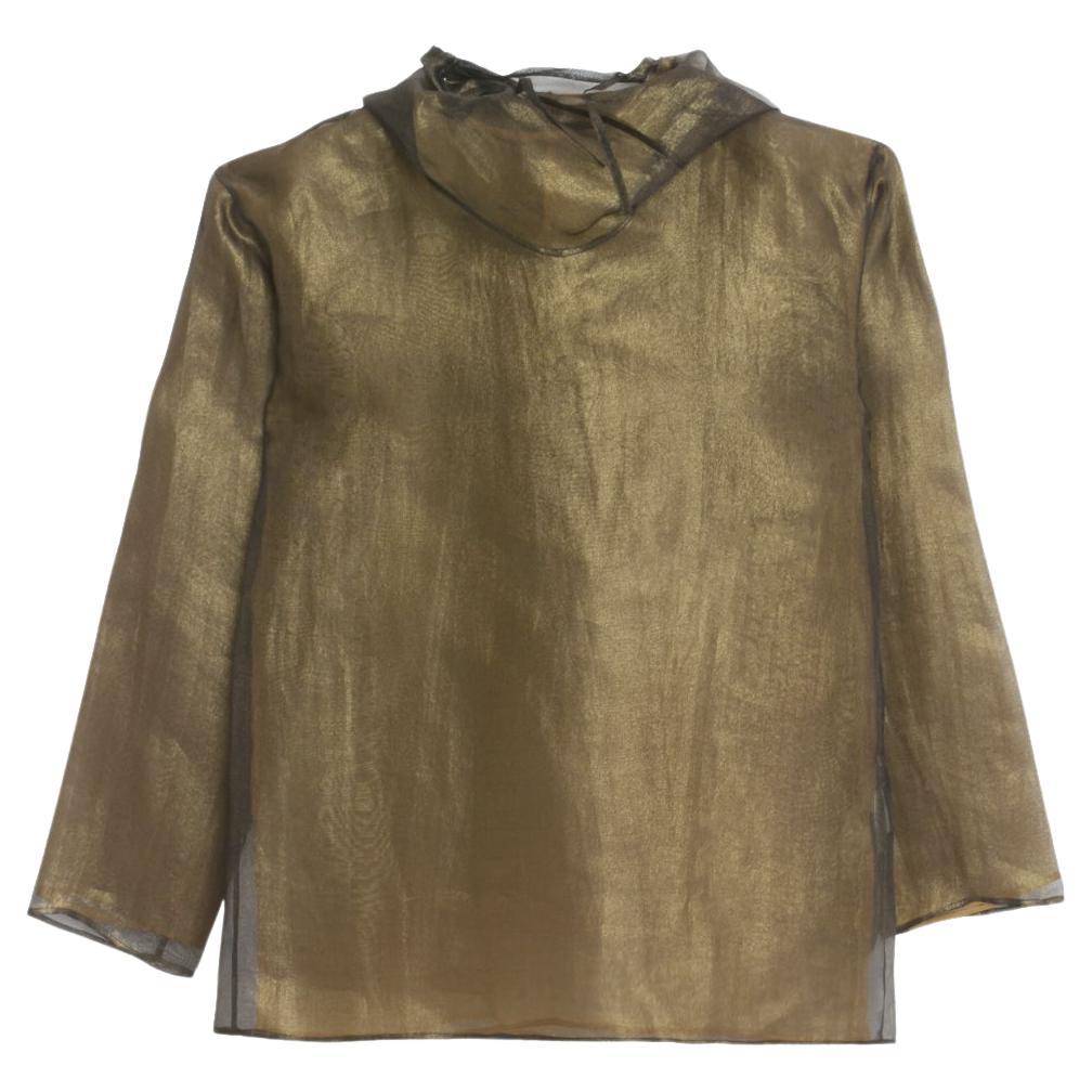 Issey Miyake Organza Blouse - 00s For Sale