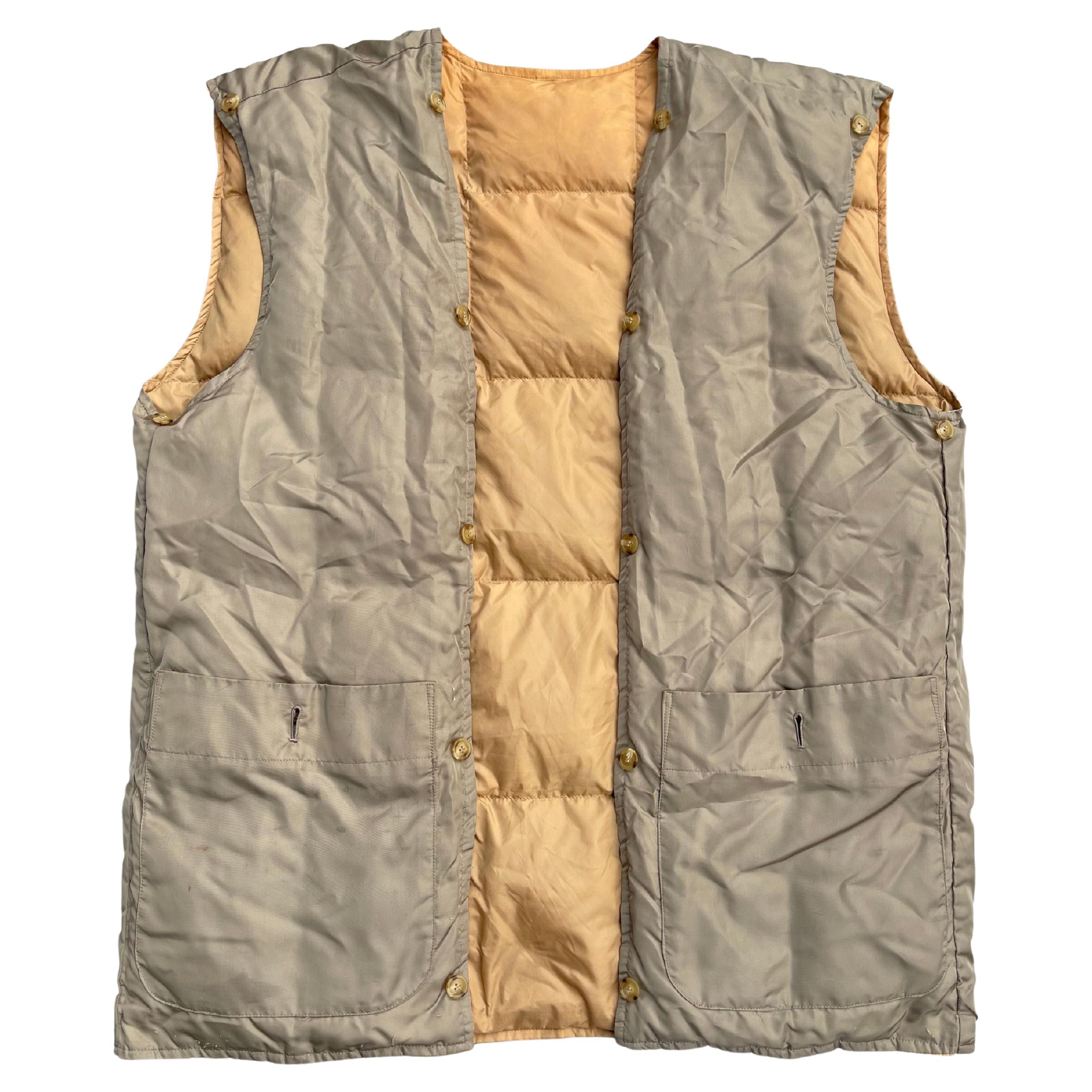 Issey Miyake Oversized Linen Puffer Vest, Autumn Winter 1991