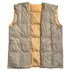 Issey Miyake Oversized Linen Puffer Vest, Autumn Winter 1991