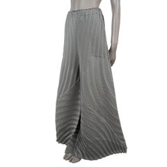 ISSEY MIYAKE blass Sage Polyester 2023 PLEATED WIDE LEG Pants 2 M