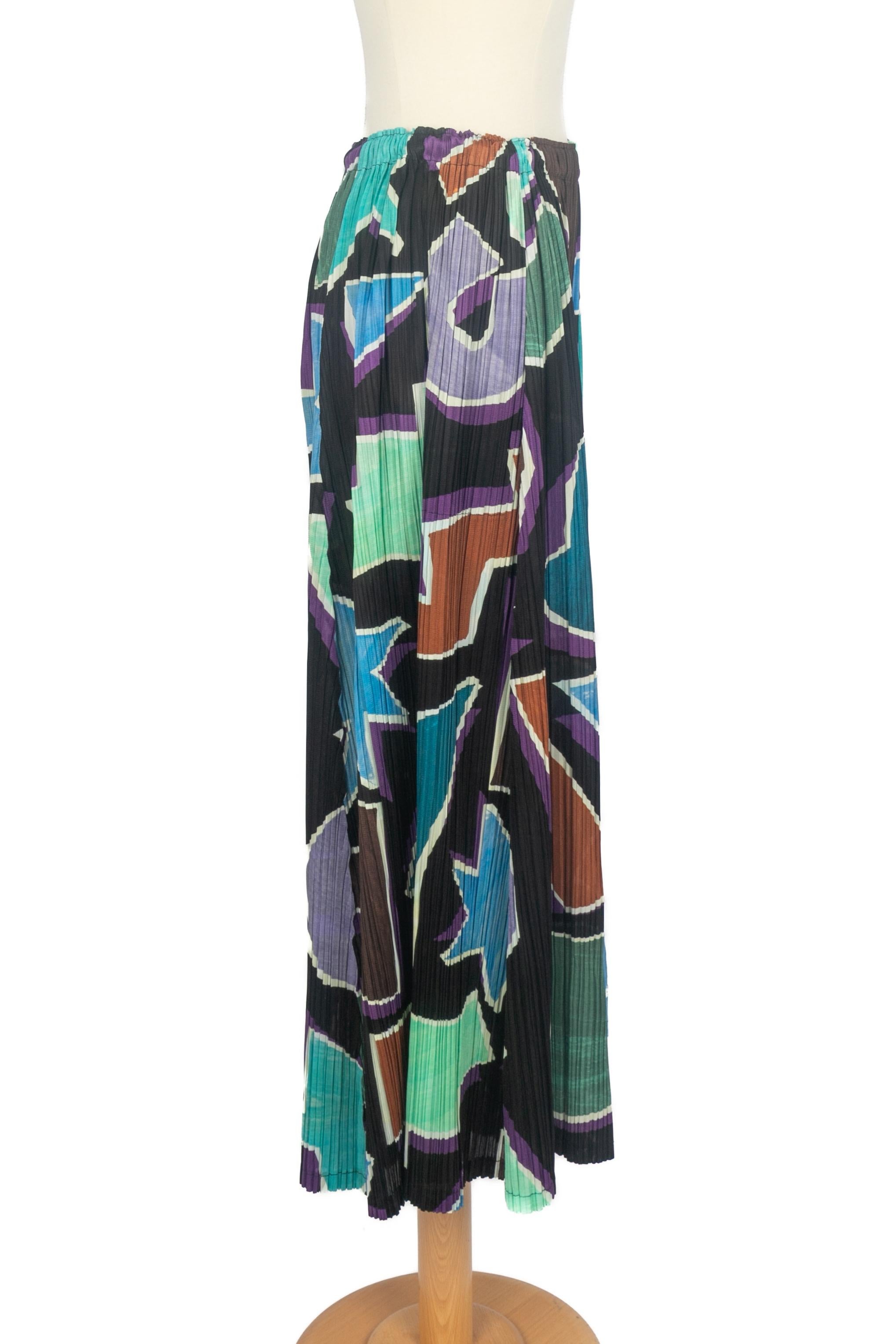 Pantalones Issey Miyake 'Pleats Please' 1996 Negro en venta