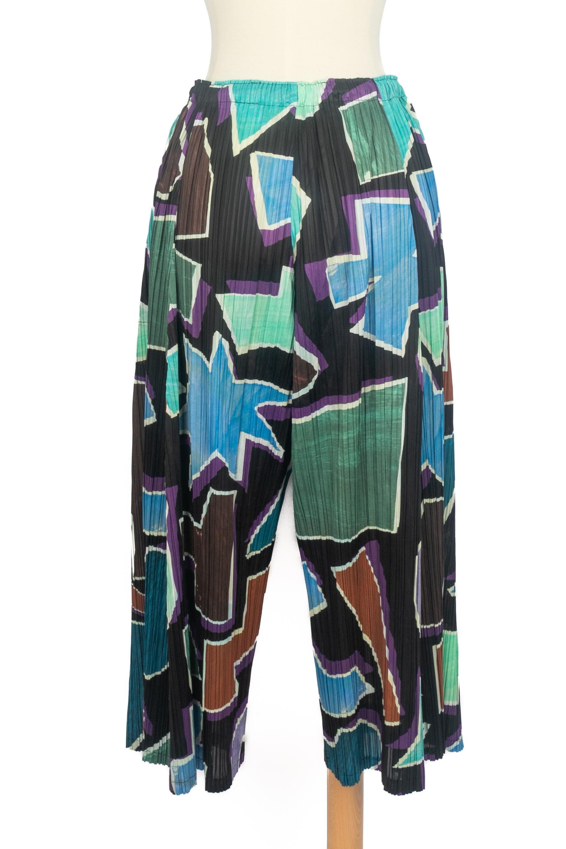 Pantalones Issey Miyake 'Pleats Please' 1996 en Excelente estado para la venta en SAINT-OUEN-SUR-SEINE, FR