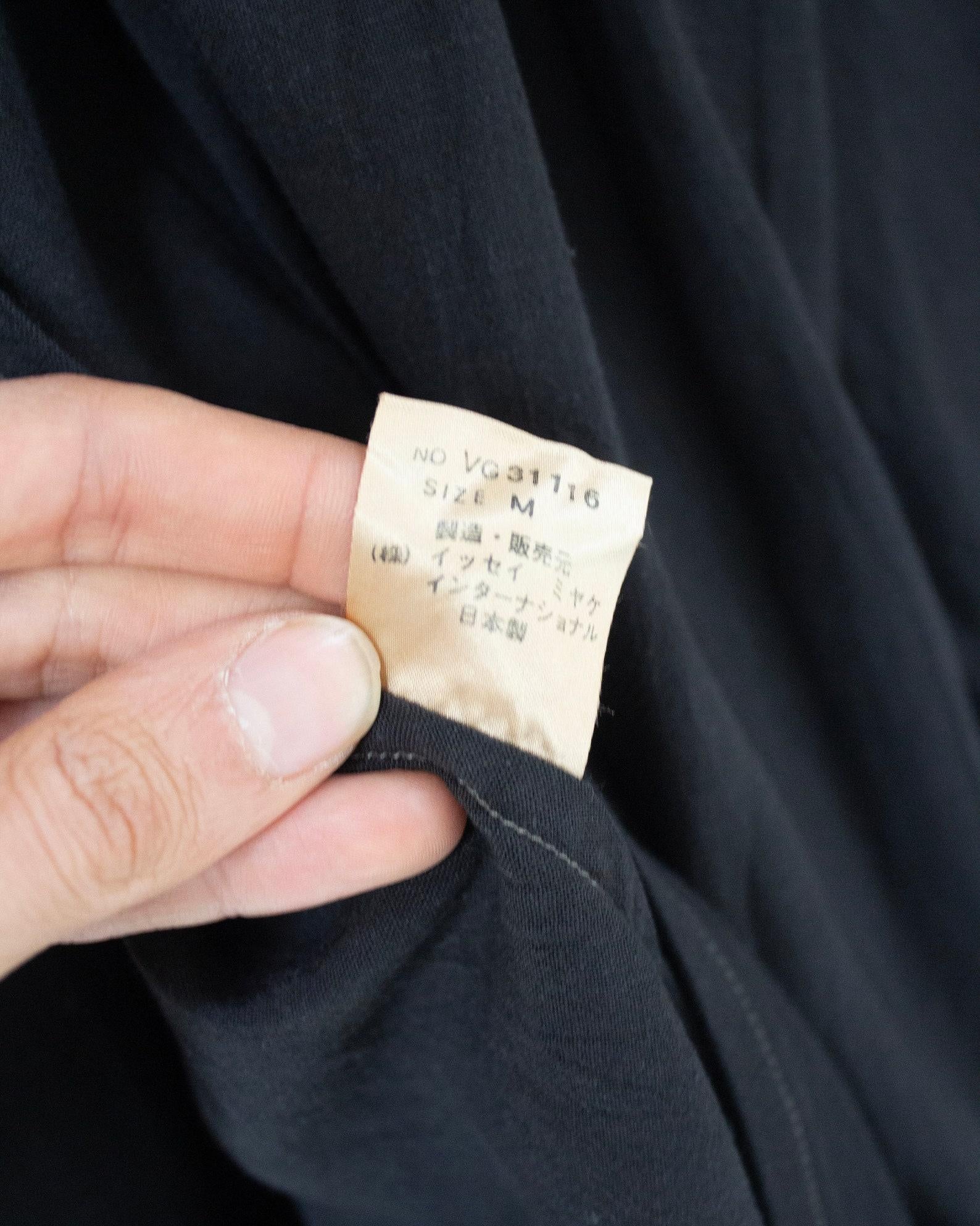 Issey Miyake Permanente 80er Jahre Baumwolle und Leinen Kokon drapiert Haori Stil  im Angebot 4