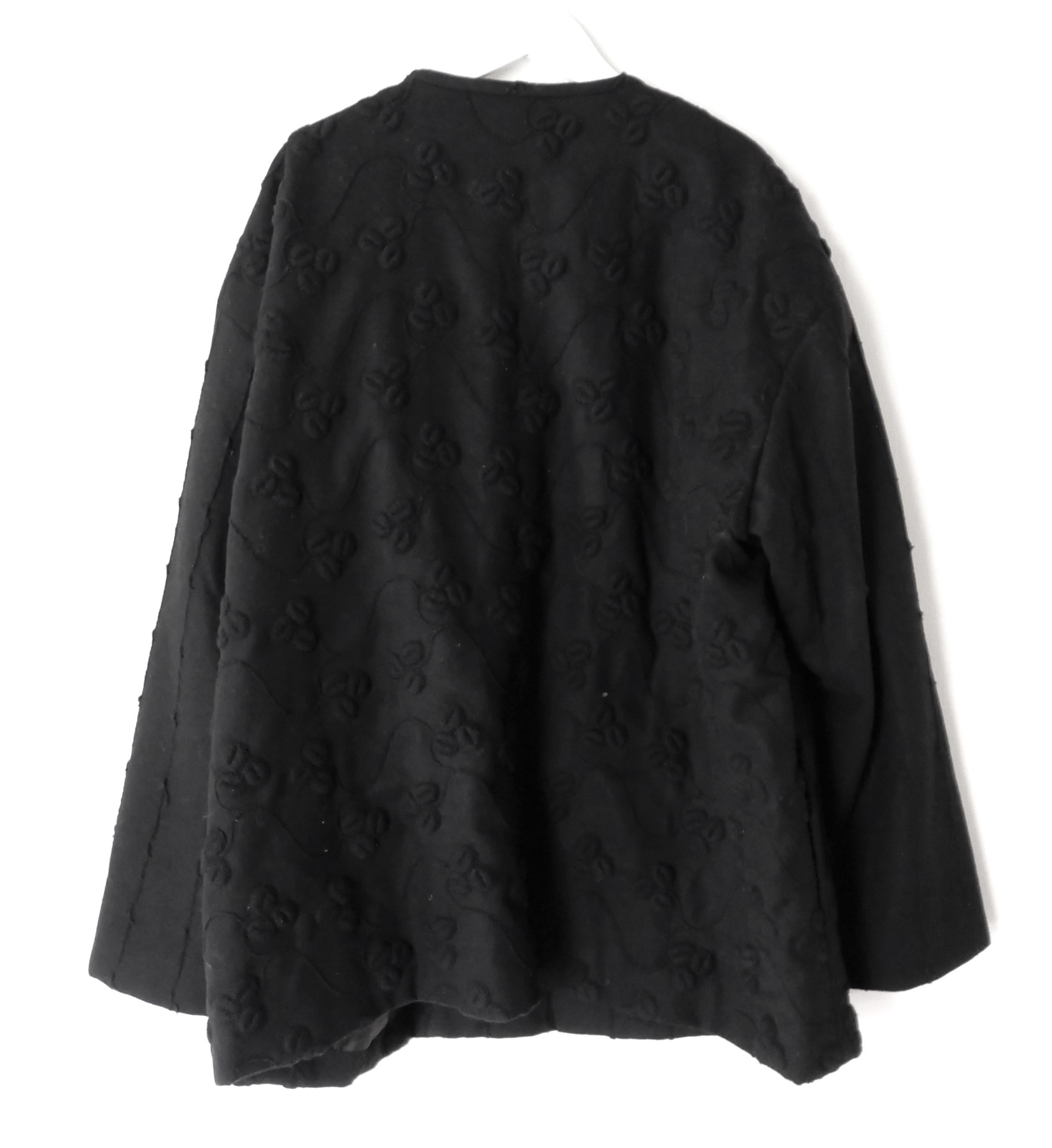 Issey Miyake Permanente Vintage Men Coffee Bean Short Coat In Excellent Condition For Sale In London, GB