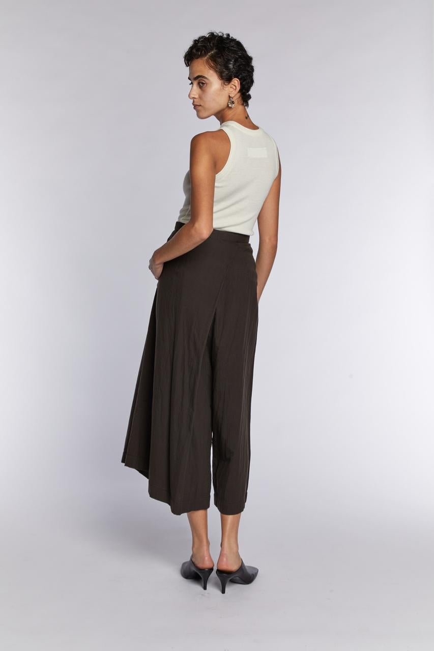 Issey Miyake Permenante Cotton Wrap Trousers 1980s For Sale 2